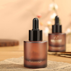 50ml 100ml 120ml 150ml hổ phách mờ mỹ phẩm chai xịt thủy tinh rỗng chăm sóc da chai thủy tinh và lọ Bộ - Product Image 3