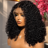 Perruques Courtes Bob Bouclées Kinky en Cheveux Humains, Lace Front HD Pas Chères, Perruques en Cheveux Vierges Brésiliens Mink, Fournisseur de Cheveux Bruts pour Propriétaires de Salons