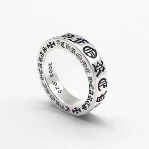 Bagues Hip Hop personnalisées, croix, fleur, vintage, usées, tendance pour hommes - Product Image 6