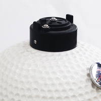 Barbecue Kamado en céramique de 13 pouces pour la vente en gros, mini fumoir à charbon de bois portable pour camping et jardin, four à pizza en forme d'œuf