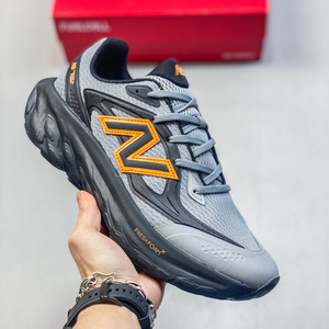 Scarpe da Corsa Traspiranti in Pura Pelle Bovina <span class=keywords><strong>NB</strong></span> Originale con Suola in Gomma Leggera e Spessa per Aumentare l'Altezza - Product Image 3