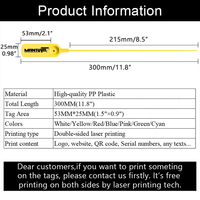 Étiquettes en plastique à fermeture éclair pour la sécurité des vêtements, emballage personnalisé, étiquettes de marque