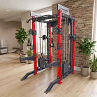 Équipement de musculation personnalisé avec logo, station d'entraînement multifonctionnelle D001, système d'entraînement avec pile de poids