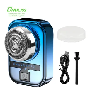 Mini rasoir électrique pour hommes nouveau Mini rasoir de poche Portable étanche rasoir électrique humide et sec Machine de rasage Rechargeable