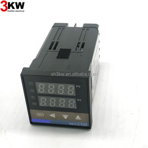 ग 48*48 मिमी REX-C100 k j pt100 डिजिटल एसएमएस रिले आउटपुट एकल इनपुट थर्मोस्टेट 400 डिग्री 220v तापमान नियंत्रक - Product Image 5