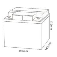 Mhb HR12175W 50ah/12v 20hr Agm Vrla Gel Petite batterie plomb-acide de stockage d'énergie solaire 12v 50ah Batterie Pack Prix