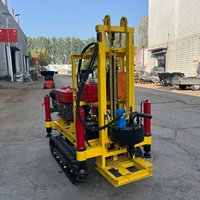Petite foreuse de puits d'eau portable 100m 150m, moteur diesel, pour la vente