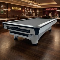 Table de billard américaine professionnelle de 9 pieds, qualité tournoi, avec système de retour de billes, pour club et bar