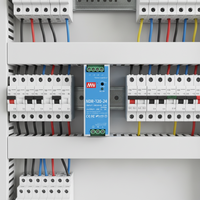 Transformateur industriel CNMW NDR-120-24, alimentation à rail unique CC pour LED, 5A/10A, 24V 60Hz, entrée 220V, CE ROHS
