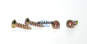 Vàng Kẽm M3.5 Csk Vuông Ổ Đĩa Đầu Tự Khai Thác Vít Cho Tấm Kim Loại Gỗ Ván Vít - Product Image 6