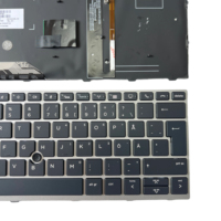 Clavier d'ordinateur portable pour EliteBook 830 G5 836 G5 830 G6, nouveau clavier rétroéclairé LED, disposition suédoise/finlandaise, TrackPointer, ultra fin, en stock