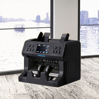 Compteur de billets de banque multinational Validateur Dollar US Euro Machine de détection Montant total Compteur de billets de banque pour compteurs de billets