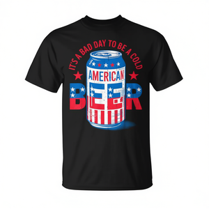 Camiseta patriótica de cerveza americana para hombres y mujeres, diseño del 4 de julio - Product Image 2