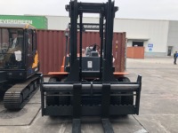 Montacargas Diésel de 10 Toneladas Marca China Heli, Modelo CPCD100, con Desplazador Lateral y Neumáticos, en Venta