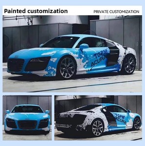 สติ๊กเกอร์ติดรถยนต์ลายอนิเมะ PET Custom Labubu แบบเมคคาห์ สำหรับตกแต่งรถแข่ง พิมพ์ลายไวนิล กันน้ำ ทนต่อรอยขีดข่วน ติดได้ทั้งคัน - Product Image 6