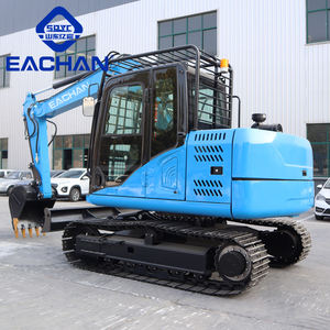 Excavadora de cadenas de 7.5 toneladas, la más vendida, con certificación CE EPA, para minería, excavación hidráulica pesada, construcción y trabajo pesado. - Product Image 4