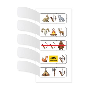 Ngay lập tức giành chiến thắng kéo Tab cờ Bạc vé bóc vé 5 cửa sổ phong cách bộ lạc Man rợ tùy chỉnh chiến thắng quy tắc - Product Image 4