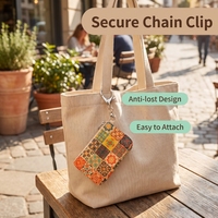 Vente en gros Petit porte-monnaie vintage en liège boucle pochette zippée imprimée logo personnalisé