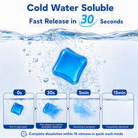 Rouleau de film plastique PVA soluble dans l'eau pour emballage de capsules et dosettes de lessive, soluble à froid