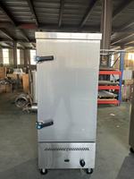Rui Tai Vaporera de Arroz Comercial de Alta Eficiencia con 12 Bandejas, 18KW, Acero Inoxidable 201, a Gas (GLP/GN) para Cocina y Restaurante