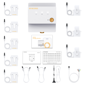 Moniteur d'énergie triphasé 40+ canaux, données ultra-précises, antenne WiFi, RS485, respectueux de l'environnement, priorité PV, CTs ultra-minces, pour la maison - Product Image 5