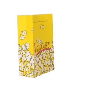 Wholesale custom printed food snack packaging popcorn paper bags