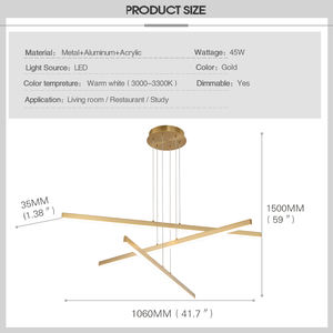 Modern Simple Industrial Style Retro Chandelier Creative - Product Image 6