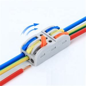 موصل أسلاك KV313 بذراع تثبيت، طرف توصيل 3 مداخل و3 مخارج، كتل توصيل أسلاك سريعة - Product Image 2