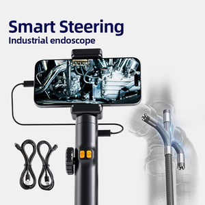 Two ways single Len Borescope Camera with 8 Adjustable Lightings Engine <b>Repair</b> Air Conditioning RepairInspection Endoscope - Product Image 6