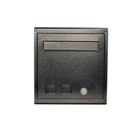 Boîte aux lettres murale en métal verrouillable avec serrure à combinaison, étanche et sécurisée, pour extérieur résidentiel