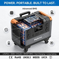Centrale Électrique Portable 3000W 2688Wh LiFePO4, Générateur Solaire à Charge Rapide UKCA pour Caravane, Maison et Secours d'Urgence au Royaume-Uni - Vente en Gros