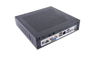 Ventilador de refrigeración negro de grado industrial Mini PC de escritorio móvil y <span class=keywords><strong>CPU</strong></span> 6 * USB de doble pantalla VGA de grado industrial para negocios - Product Image 2