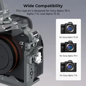 Kit Cage pour Moniteur avec Poignée et Pince de Câble SmallRig 4539 Advanced HawkLock à Dégagement Rapide pour <span class=keywords><strong>Sony</strong></span> <span class=keywords><strong>Alpha</strong></span> 7R <span class=keywords><strong>V</strong></span>/A7 IV/A7S III - Product Image 2