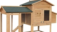 Maison multi-animaux en bois pour poules, lapins, chats et pigeons - Abri extérieur durable et imperméable avec livraison gratuite