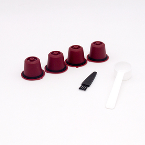 Offre Spéciale 4pcs Capsules de café réutilisables Dosettes de café rechargeables pour <span class=keywords><strong>Nespresso</strong></span> - Product Image 5
