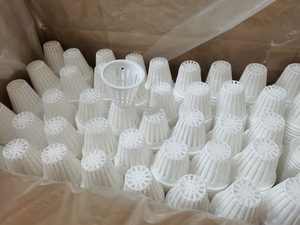 Pots de filet de plantation hydroponique 2 pouces tour de culture hydroponique agricole salades panier de plantation Pot de filet en maille PP - Product Image 4