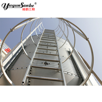Nuovo Silo di Stoccaggio Verticale Yuyun Sanhe ad Alta Capacità da 25 Tonnellate in Acciaio Zincato a Caldo per Mangime Sfuso per Polli da Carne