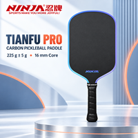 Raquette de pickleball de qualité professionnelle en carbone T700, noyau en nid d'abeille EPP de 16 mm, raquette de pickleball pour les tournois