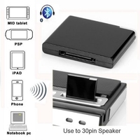 Adaptateur Bluetooth I-WAVE 30 broches, récepteur de musique Bluetooth pour docks d'enceintes avec connecteur Apple Dock 30 broches