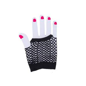 MS Hot Products Carnival Costume Dress up Halloween 1980's Party Props <b>Fishnet</b> Mesh Short Gloves Fingerless for Women - Product Image 5