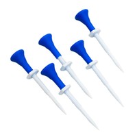 Marqueurs de balle de golf réglables Efunist HYT-10 en plastique bleu 83 mm, écologiques et durables, accessoires de golf pour golfeurs