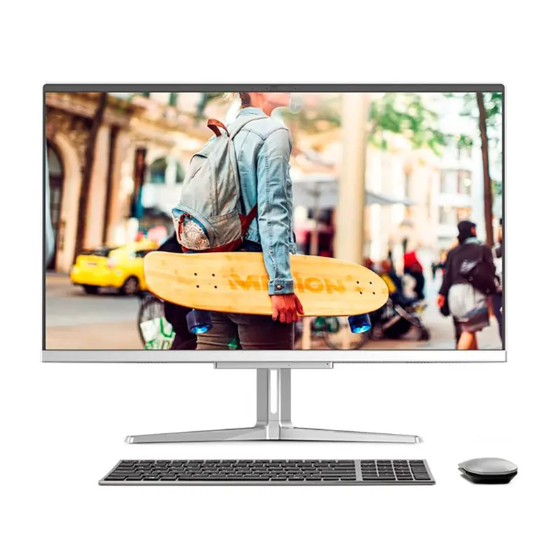 Itx Moederbord 23.8 ''Inch 24'' Inch 1920*1080 Full Hd Geïntegreerde Intel Hd Gaming Pc Volledige Installatie Alles In Één