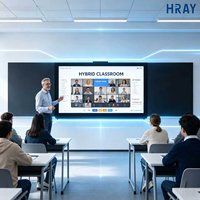 HRAY 86 Zoll 4G 32G Smart Teaching Board Dual WLAN Bluetooth 15W Lautsprecher für Online-Bildung OEM ODM Maßgeschneiderter Service