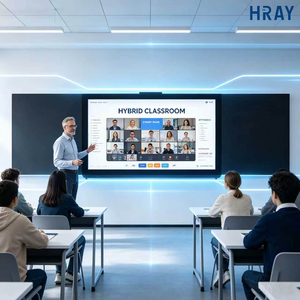 Pizarra Inteligente HRAY de 86 Pulgadas, 4G, 32G, con Wifi Dual, Bluetooth, Altavoces de 15W para Educación en Línea, Servicio Personalizado OEM/ODM - Product Image 1