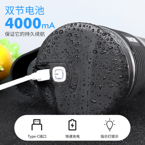 Exprimidor portátil, mini vaso eléctrico para jugo, 401 ml, recargable por USB, con diseño impermeable para uso en exteriores - Product Image 3