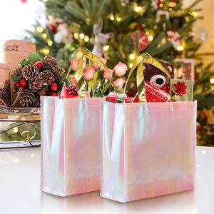 Bolsa de compras reutilizable no tejida personalizada económica y barata, bolsa de regalo promocional, bolsa de compras no tejida con asas - Product Image 4