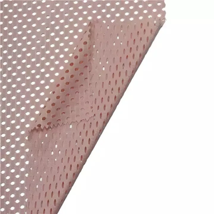 Usine en gros 100% polyester tricoté chaîne 11*1 <span class=keywords><strong>maille</strong></span> tissu grand trou circulaire léger pour vêtements de sport soutien-gorge bikini sexywear - Product Image 2