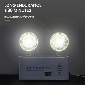 NOUVEAU 3W AC220V Luminosité Éclairage d'allée Feux de sécurité en cas d'incendie Batterie de secours Accidents Feux d'urgence avec fonction de démarrage forcé - Product Image 4