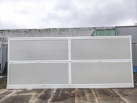 Cabine de dortoir modulaire préfabriquée pliable en acier respirant de 20 pieds pour l'hébergement des travailleurs, le camp de travail portable et les toilettes de jardin