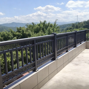Balustrades et rampes de balcon en aluminium de style moderne pour <span class=keywords><strong>terrasse</strong></span> et couloir de balcon - Product Image 4
